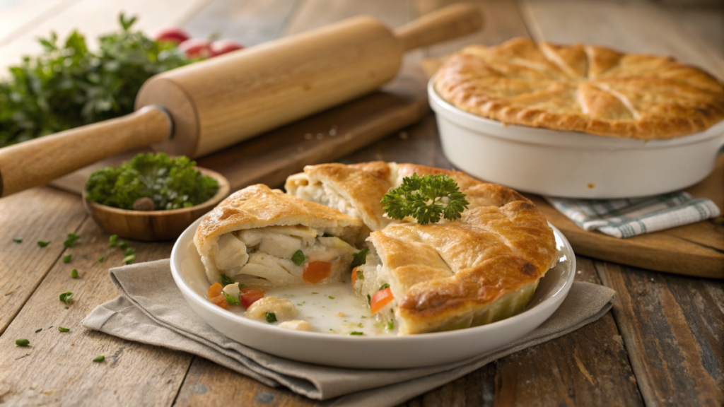 Can you make chicken pot pie with crescent rolls?