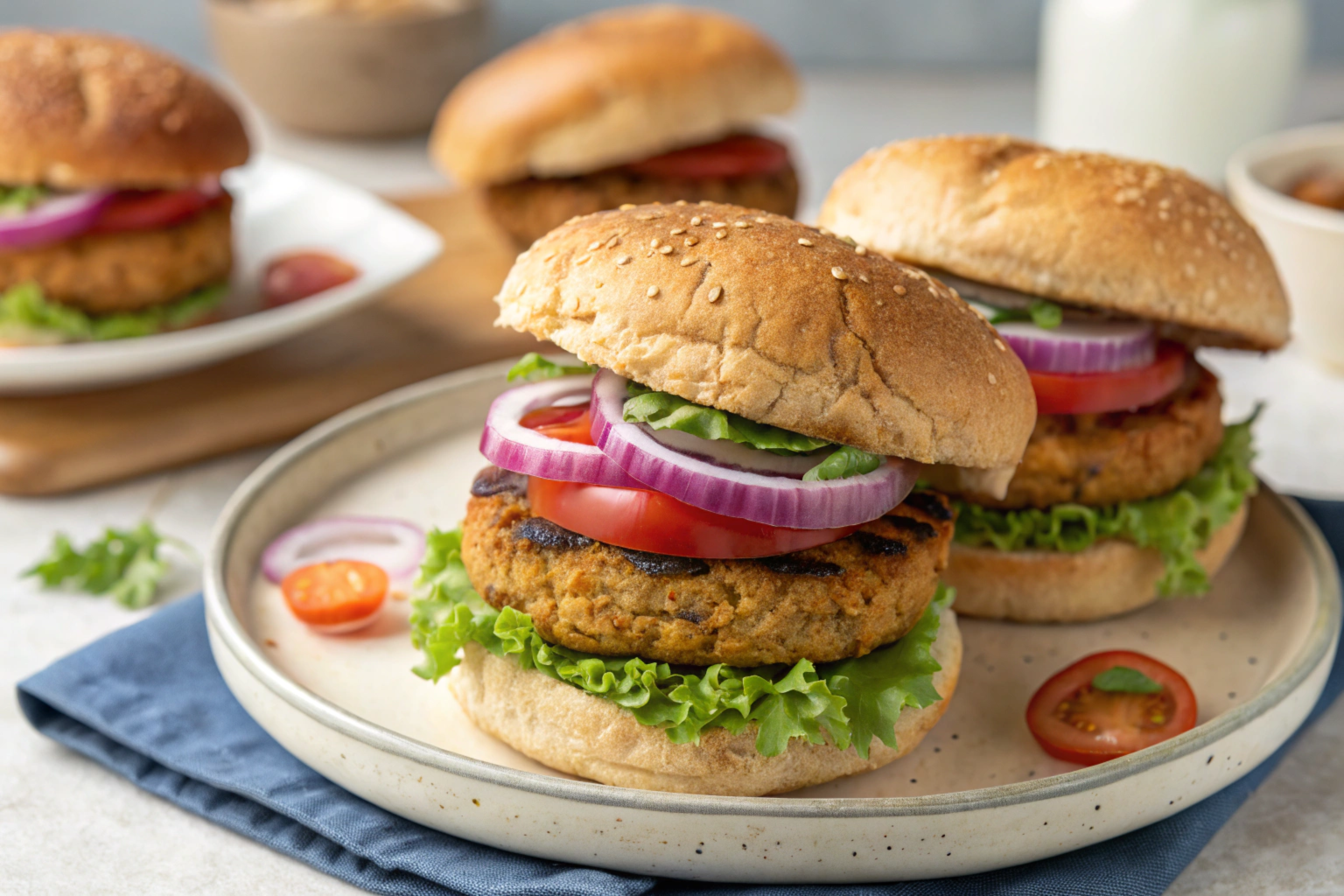 soybean burgers recipe easy