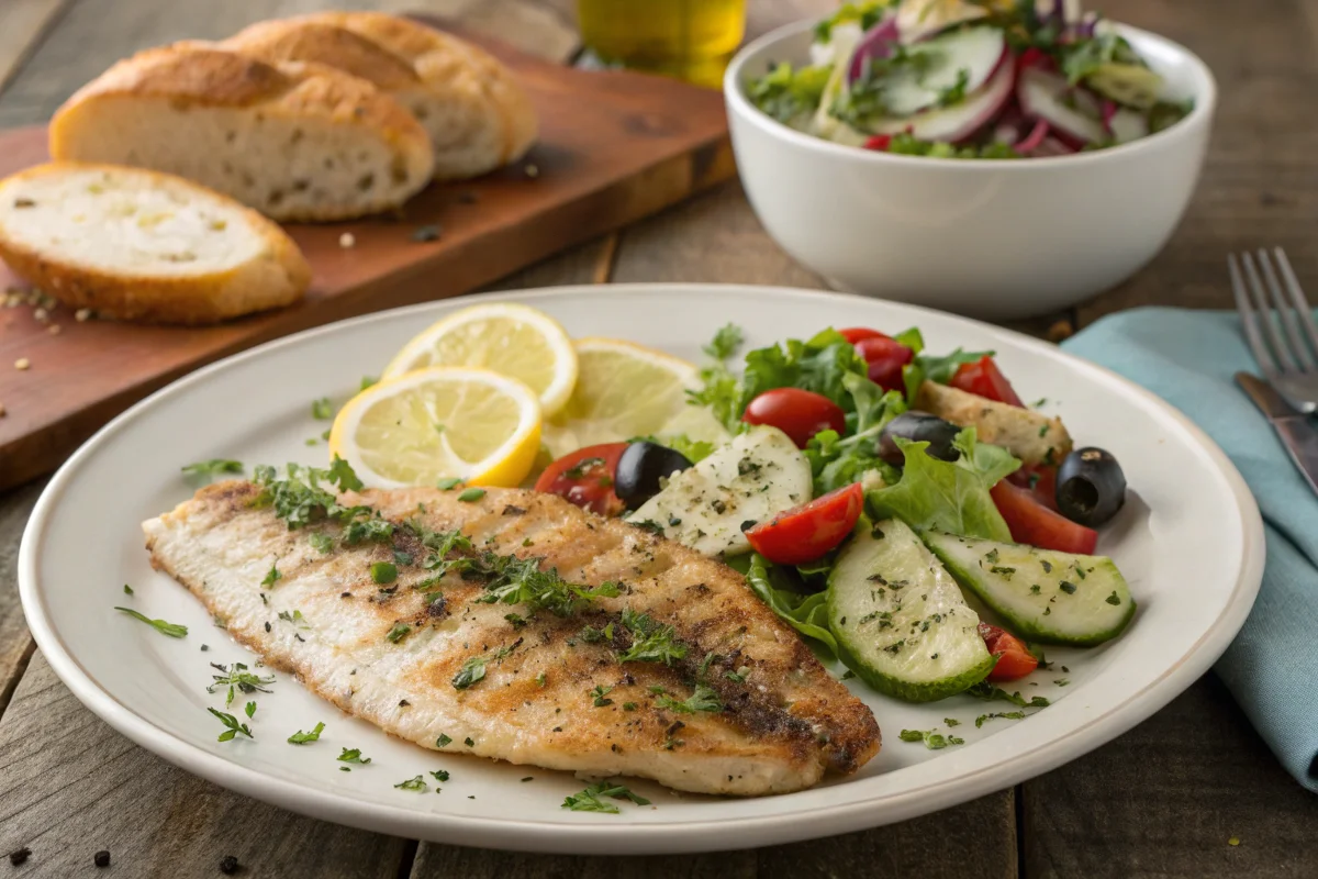 What does tilapia go well with?